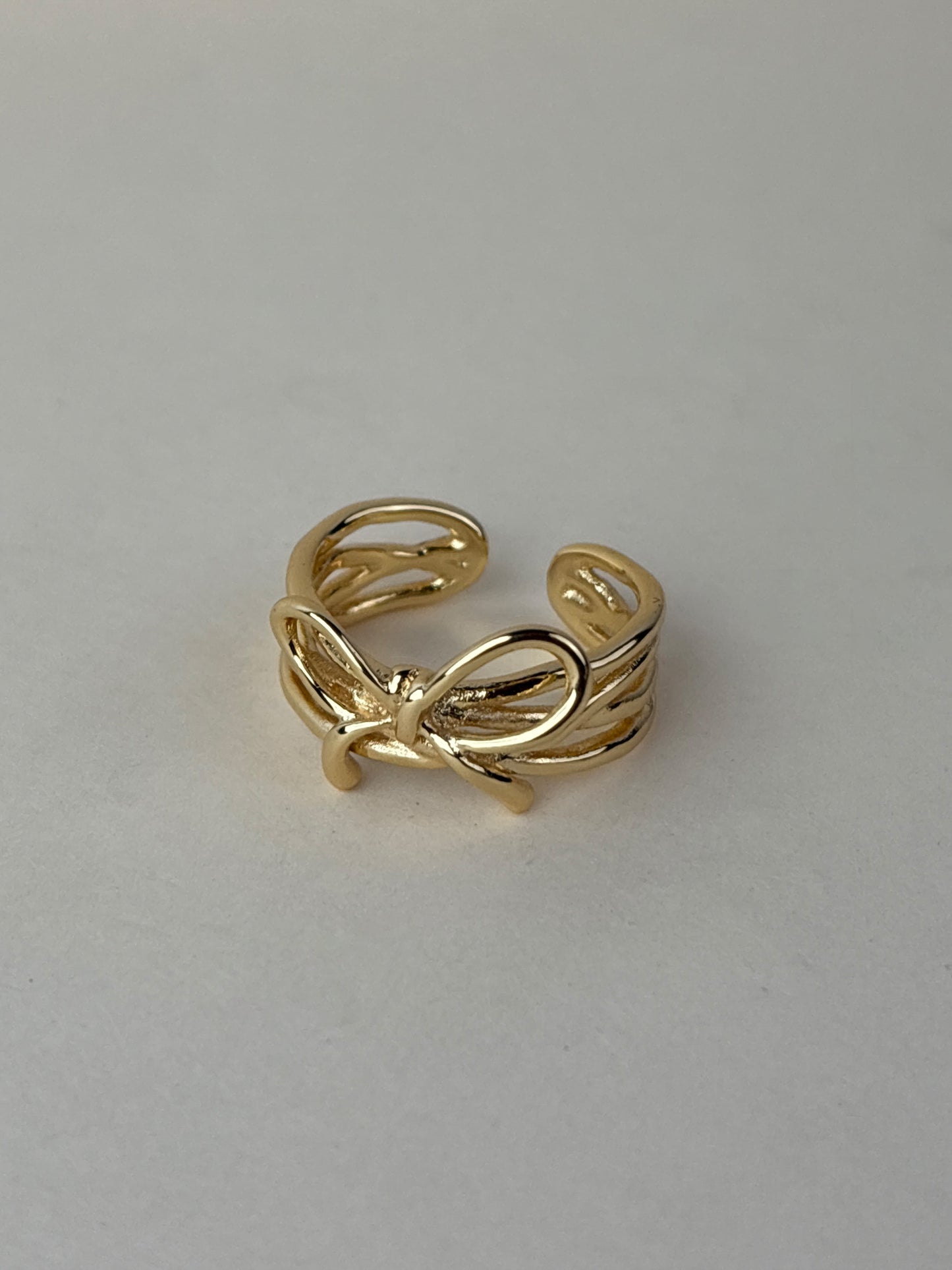 Laced Bow Ring