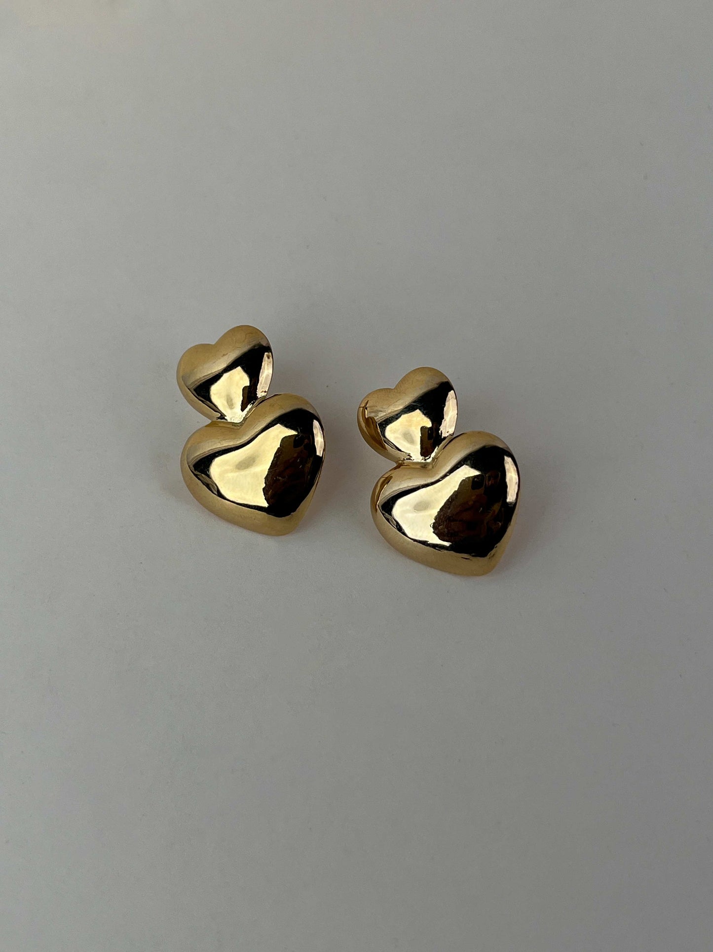 Double Heart Earrings