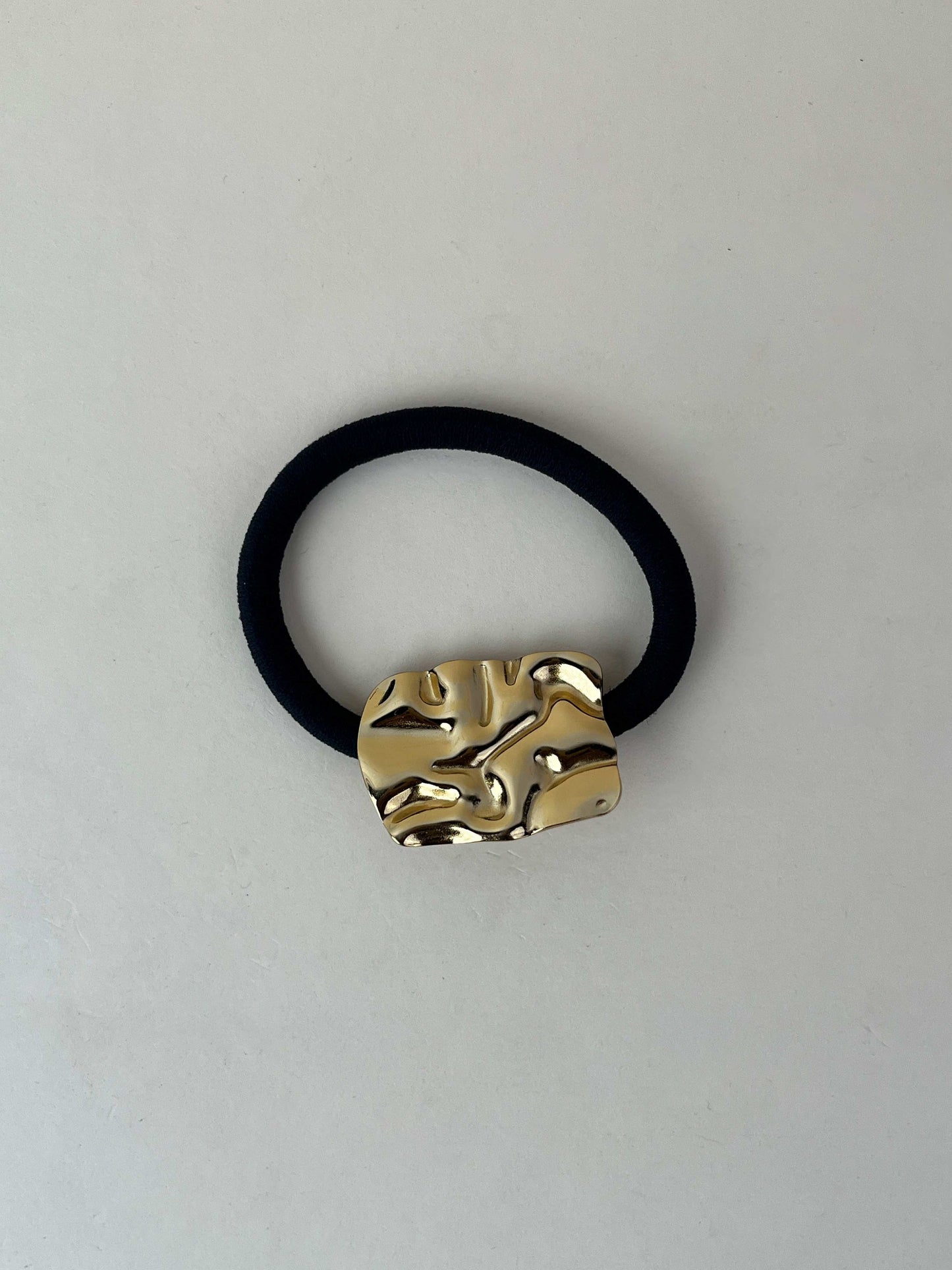 Crumpled Square Hair Tie