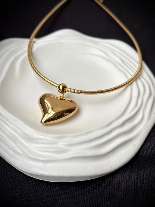Heart Of Gold Necklace